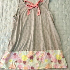 Matilda Jane Pink and Gray Polka Dot Dress